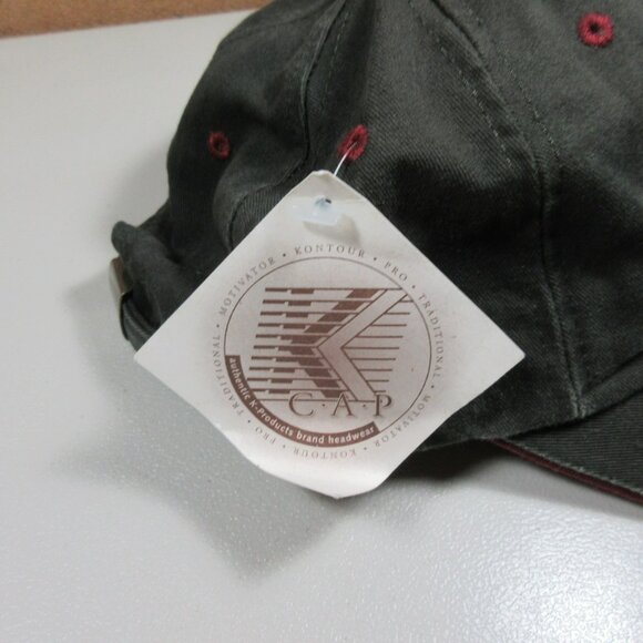 K-Products mens dark gray Lake Forest strapback hat USA NWT - Picture 2 of 6